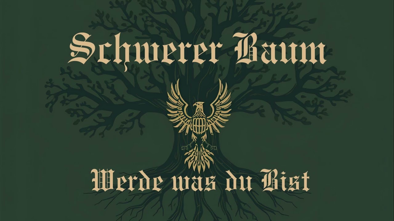 Schwerer Baum-Werde was du bist