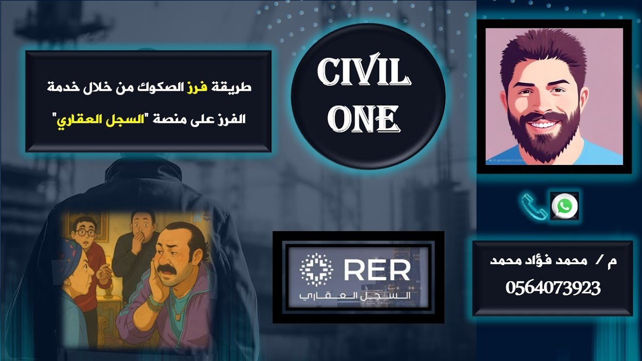 02- طريقة فرز الصكوك من خلال خدمة الفرز على منصة السجل العقاري