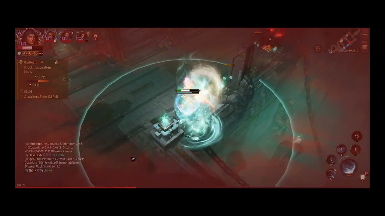 Diablo Immortal: Tempest (woe) & Wiz (Vestige) BG Session