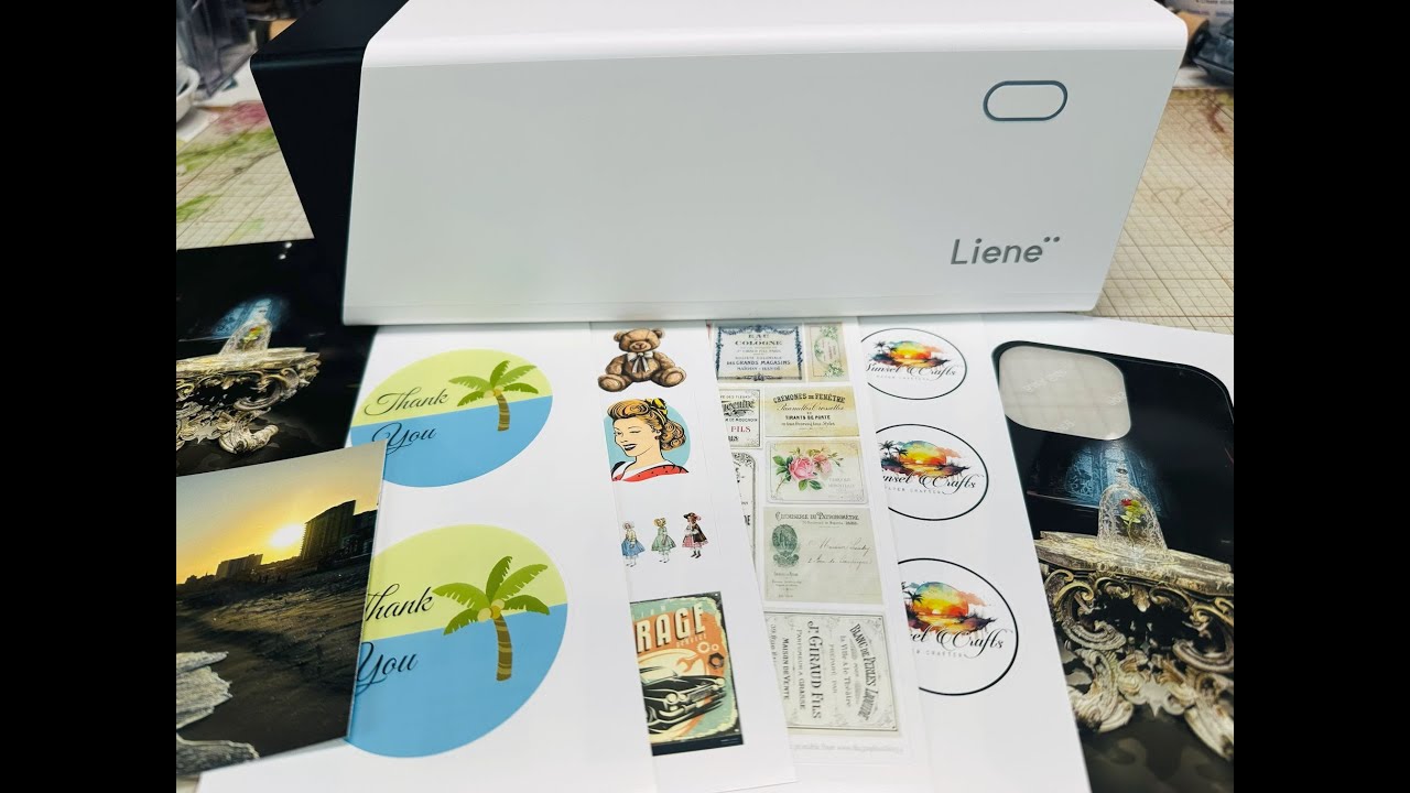 Printing Stickers and Photos for my Project Journal With The Liene PixCut S1 #Liene #PixCutS1