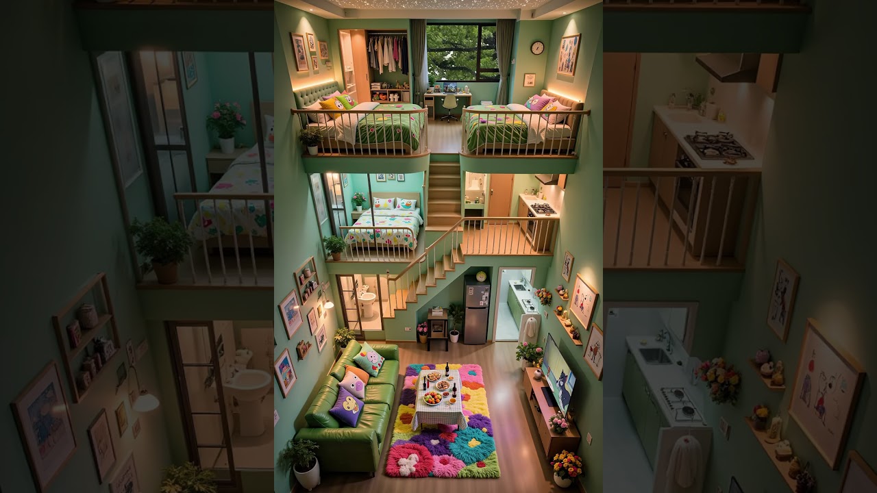 Cozy Loft Apartment &mdash; Who Would You Live Here With?