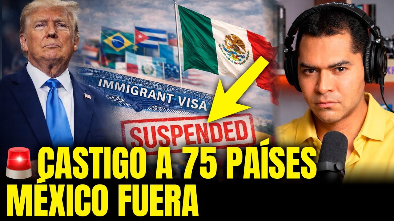 TRUMP QUEDÓ FRÍO ¡CONGELA VISAS! PERO MÉXICO ¡SACÓ CARTA GANADORA!