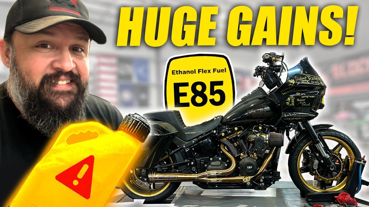 Заливаем топливо E85 в 131-кубовый Harley-Davidson!