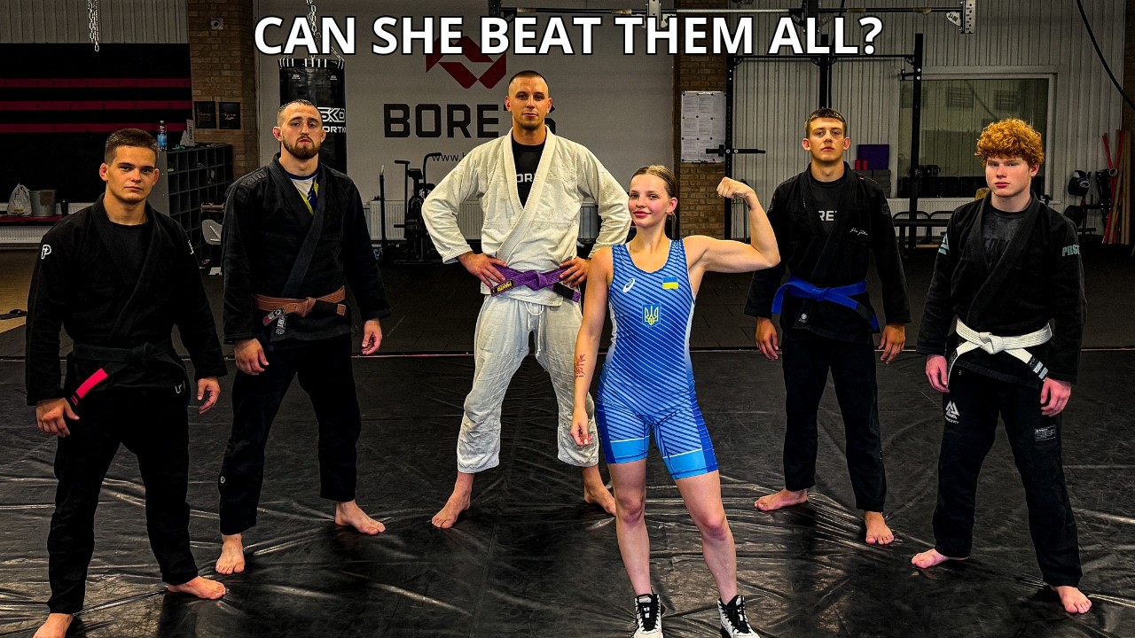 Female Wrestler vs EVERY BJJ Belt is TERRIFYING 🤯 Can She Beat Them All?