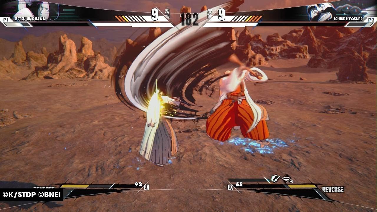 BLEACH Rebirth of Souls_unohana VS ichibe