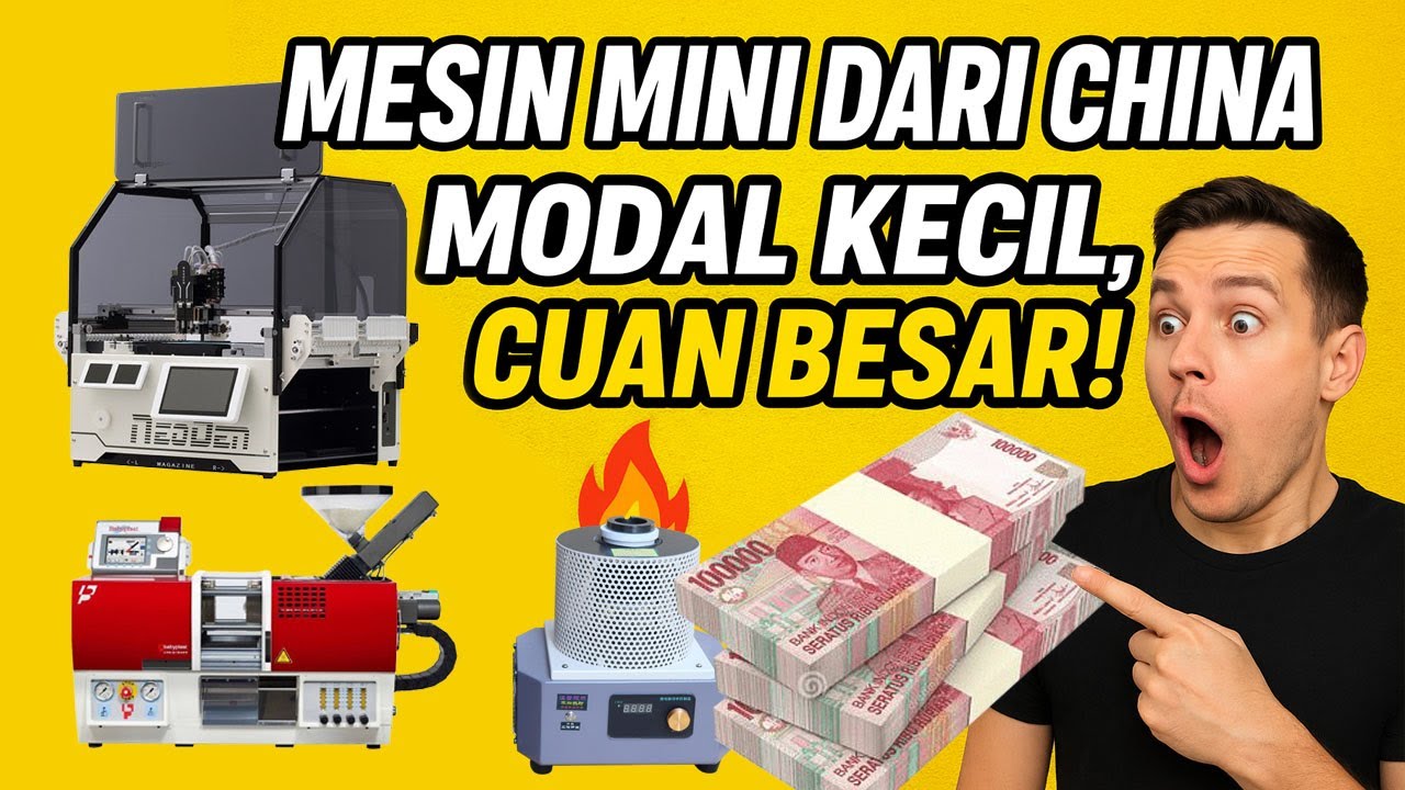 Buka Pabrik mini Di rumah! 13 mesin unik yang jarang diketahui orang, tapi punya potensi cuan besar
