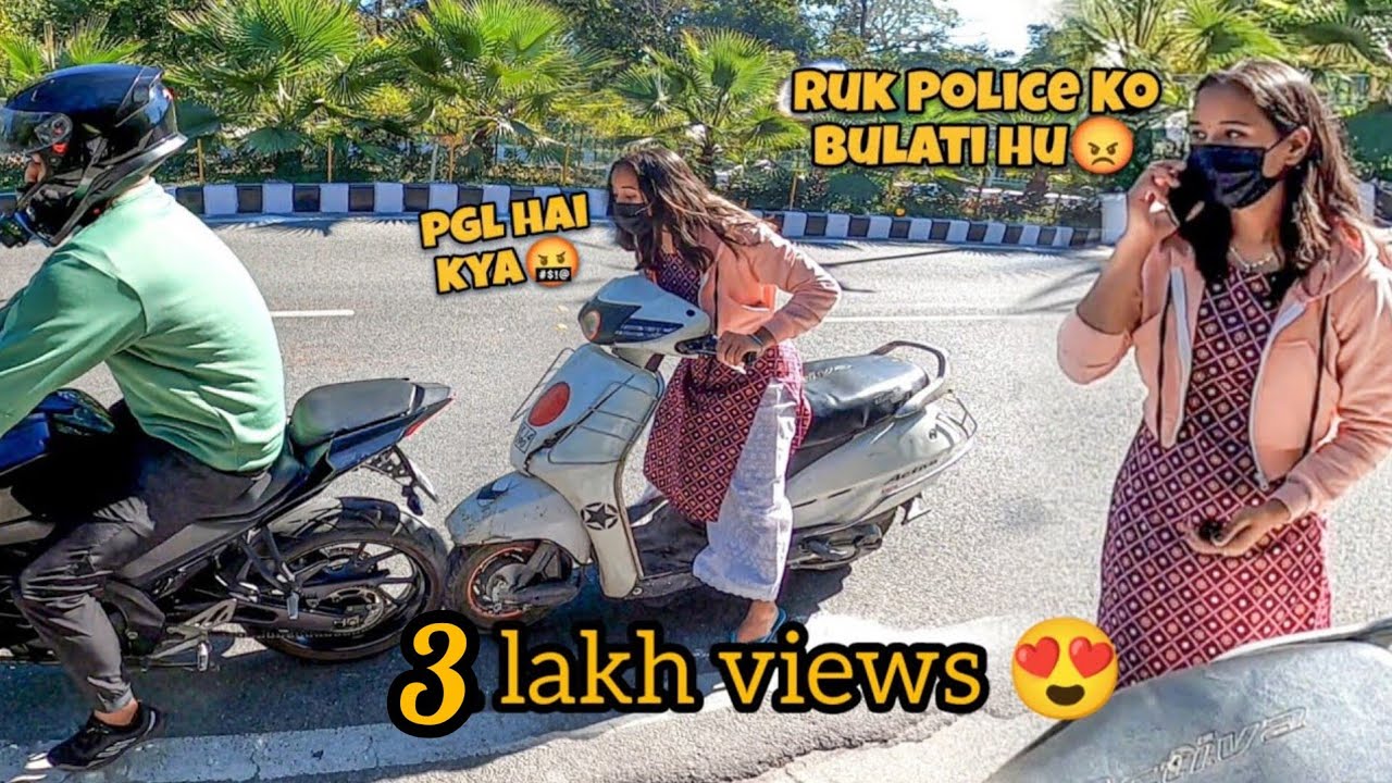Scooty girl ne takkar mardi😨| papa ki pari ne takkar mardi 😡 Bad Crash😰| Best place@samnegivlogs