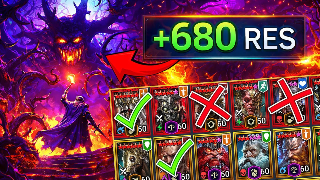 Tips & Tricks Forêt Sombre ! Mon expérience, mes conseils | Raid Shadow Legends