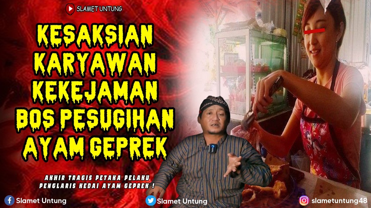 KISAH SERAM MENGERIKAN ❗❗ TERKUAKNYA DI BALIK KESUKSESAN  BOS PESUGIHAN AYAM GEPREK ❗❗ PODCAST HOROR