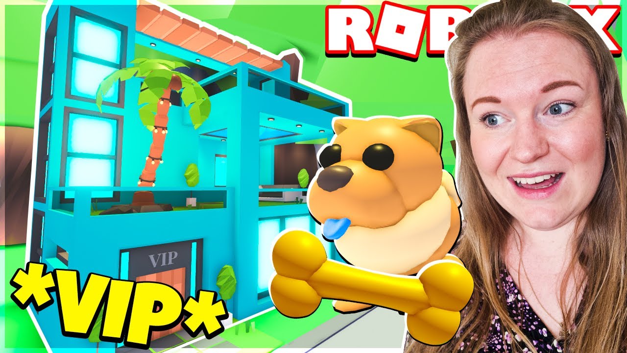 FÅR ET KÆMPE VIP HUS GRATIS! | Roblox: Adopt me dansk