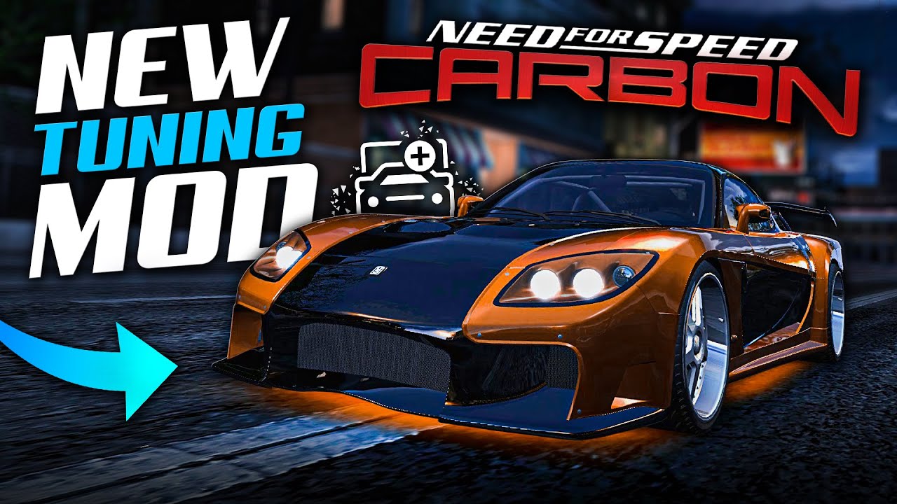 NFS Carbon | Mazda RX7 Extended Customization Mod & Gameplay | 4K