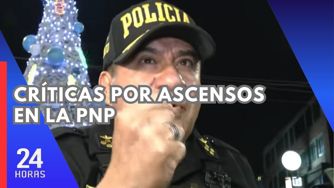 General Arriola responde por cambios en concursos de ascensos en la PNP