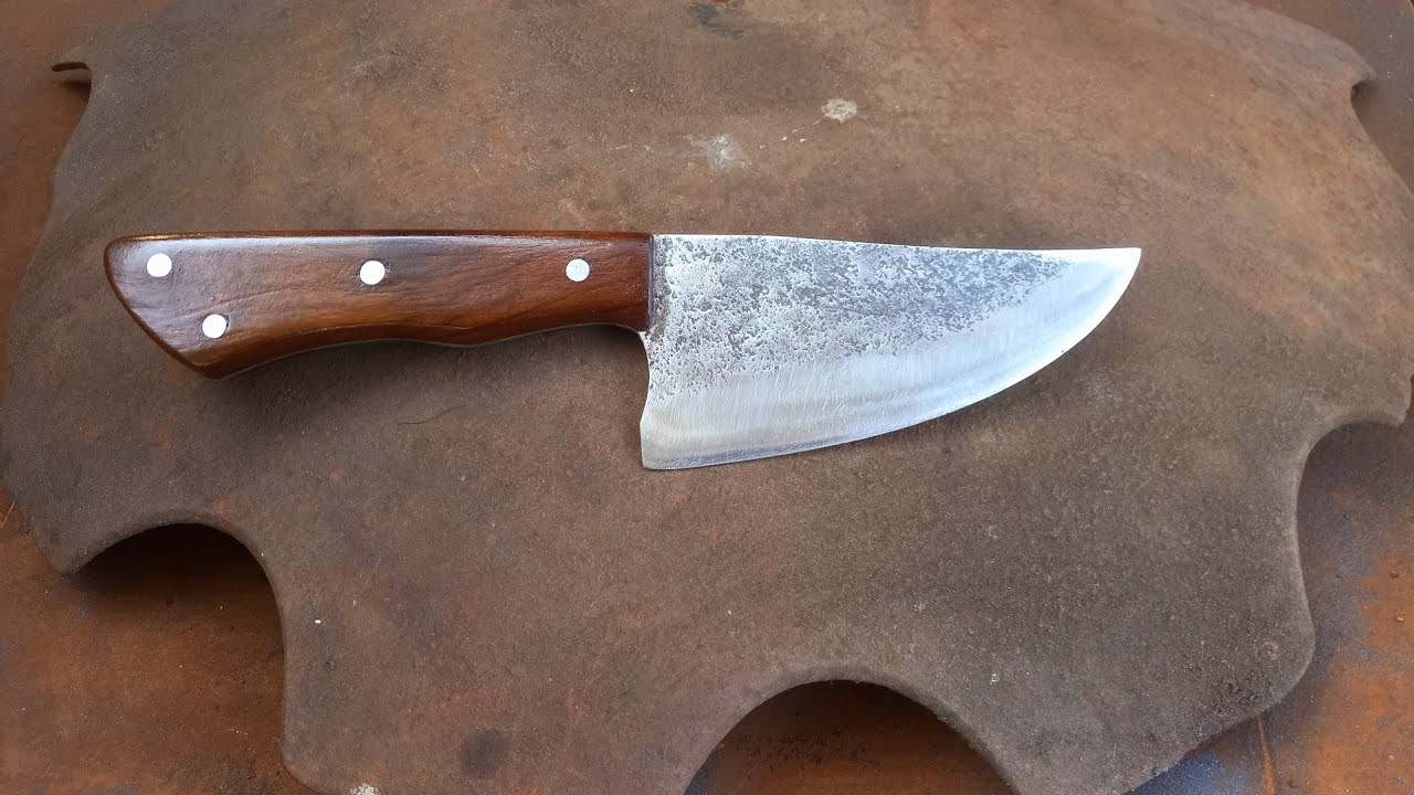 Faca Artesanal coreadeira aço carbono 3mm disco de arado cabo full Tang cuchillo artesanal