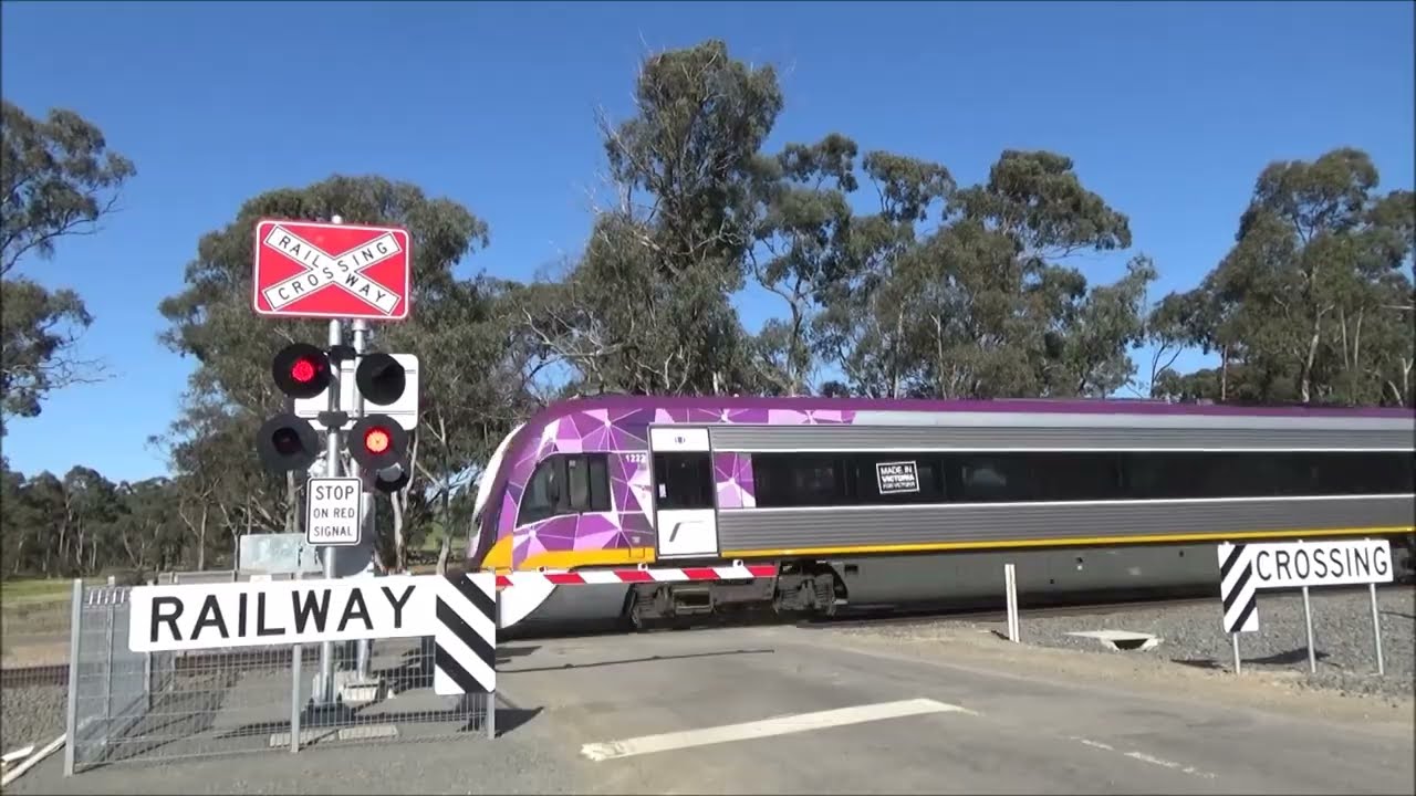 Old Ballarat Road Level Crossing, Dunach, Victoria, Australia