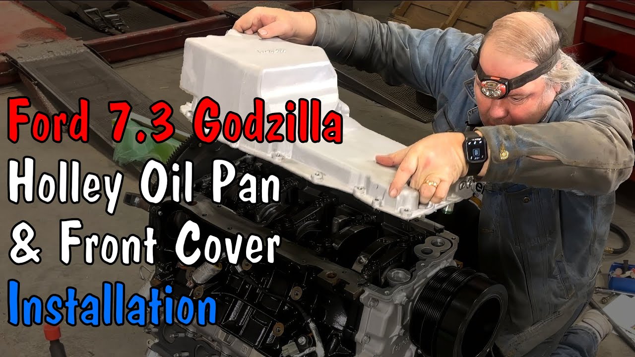 Ford Godzilla Holley Oil Pan and Front Cover Installation