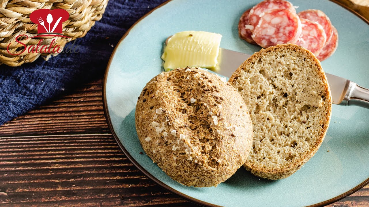 KETO 😋 Kümmel Brötchen 🍞 schmecken wie Regensburger Schwarzer Kipferl I Low Carb Rezept