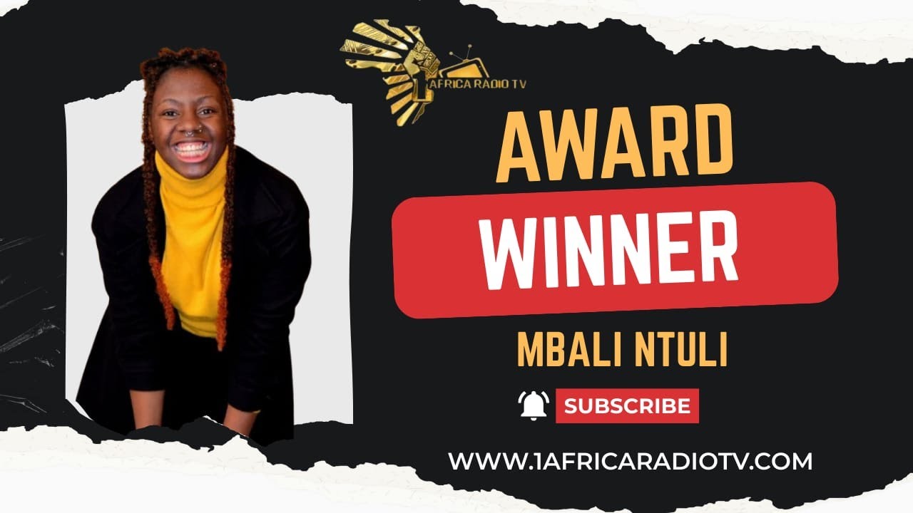 Mbali Ntuli being interviewed by Lungile on Afro brunch awards winner 