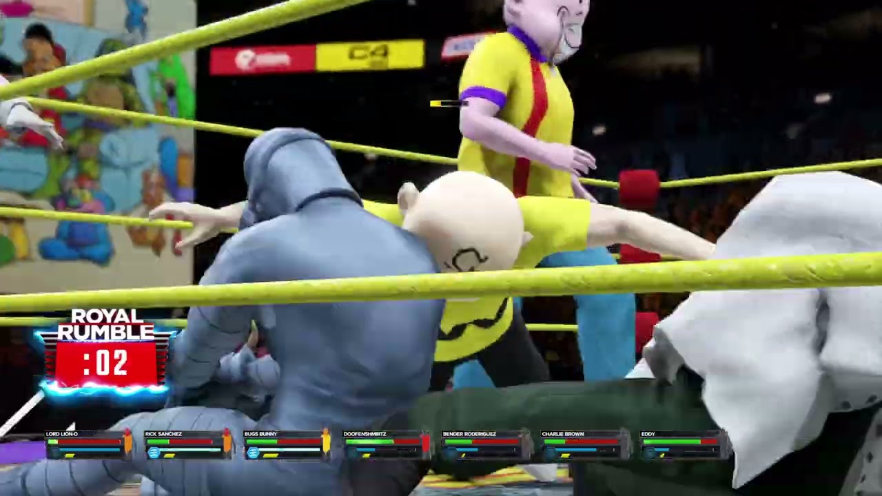 WWE 2K23 Cartoon Royal Rumble