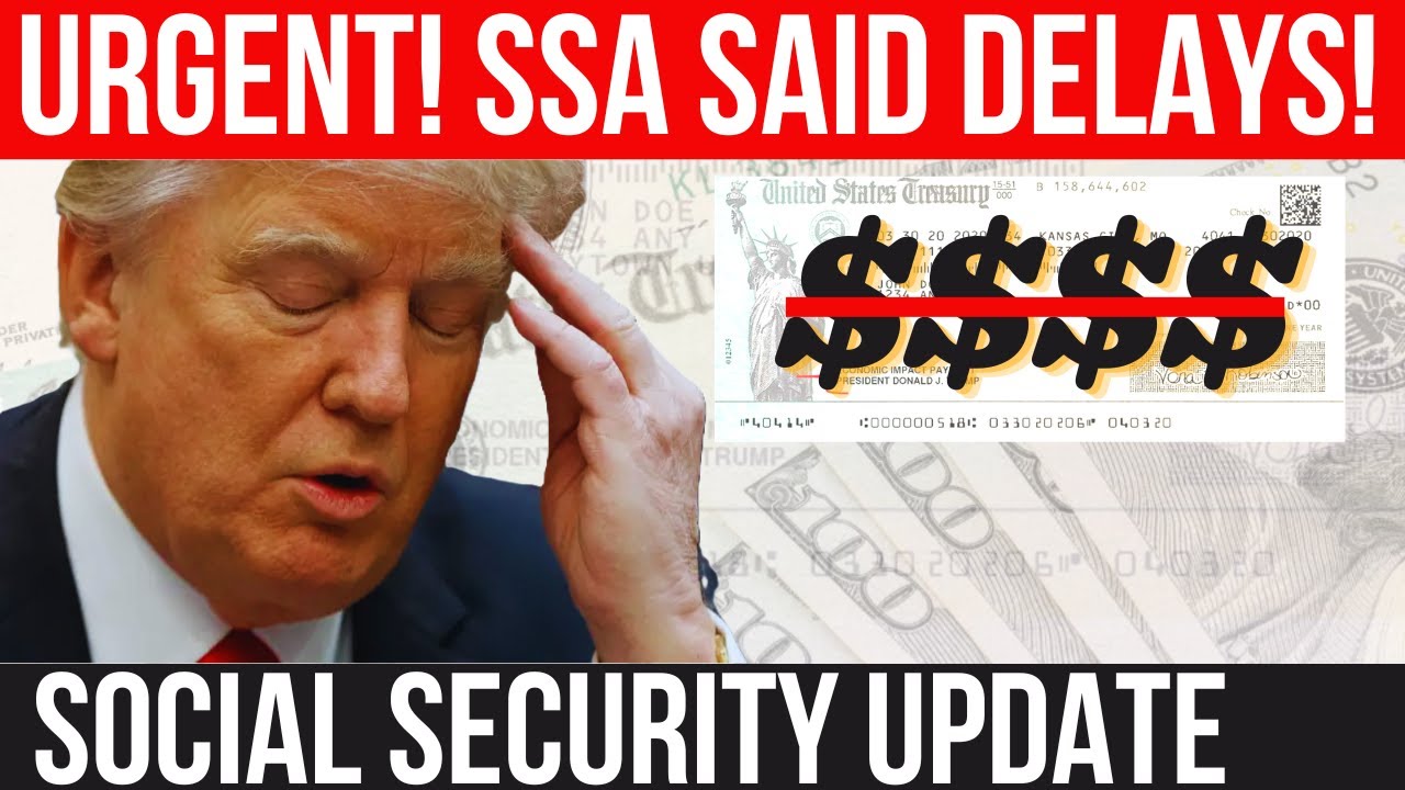 IMPORTANT SSA ANNOUNCEMENT! SOCIAL SECURITY DELAYS! SSA SSI SSDI Payments | Social Security Update