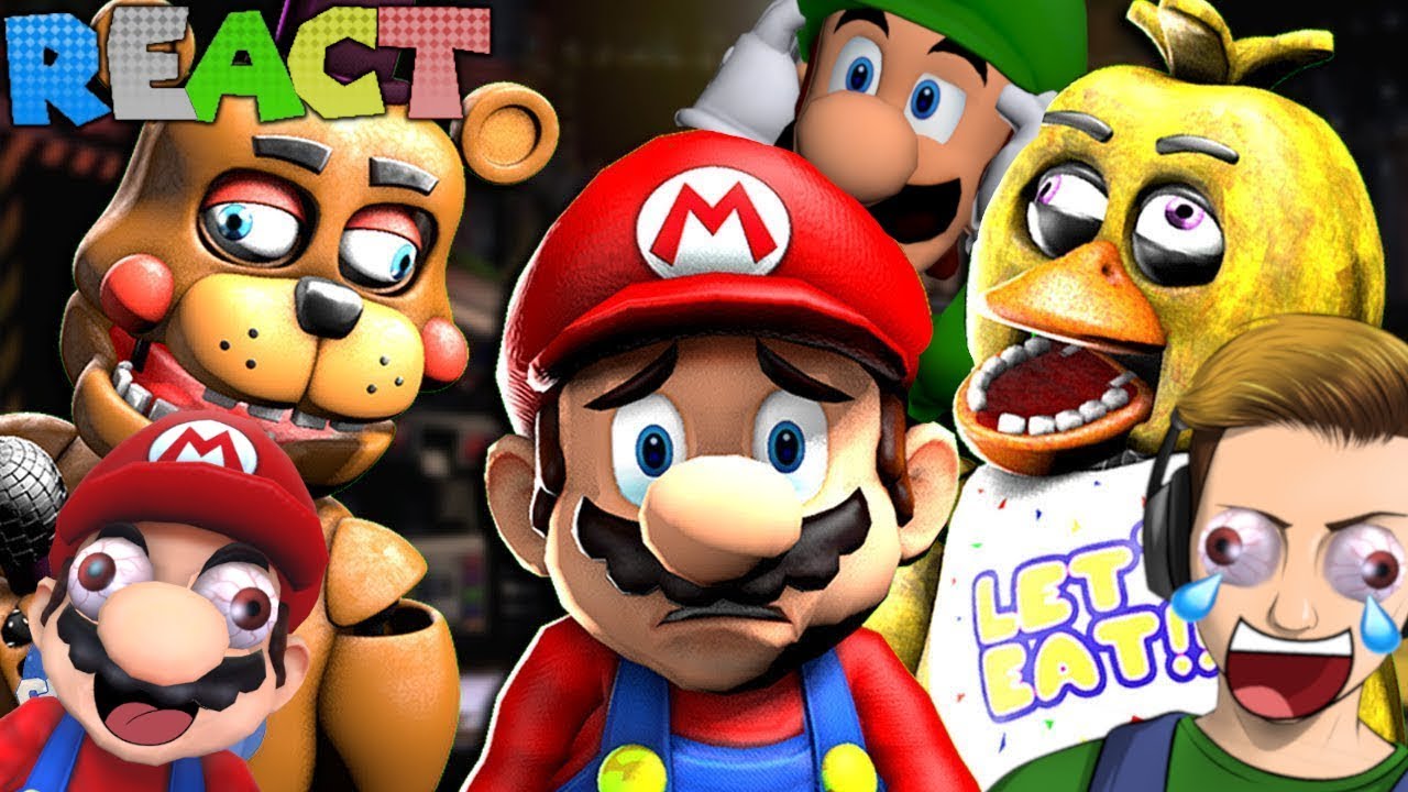 LUIGIKID REACTS TO: SMG4: FREDDY'S ULTIMATE CUSTOM SPAGHETTERIA