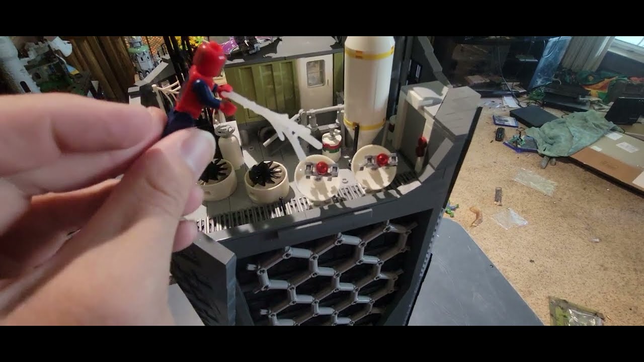 lego 2023 set OSCORP TOWER!!review