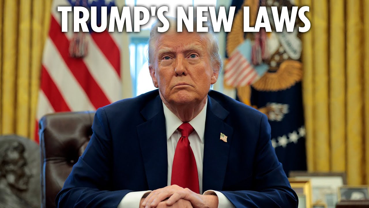 LIVE: Donald Trump signs MORE executive orders as US seeks new trade deals