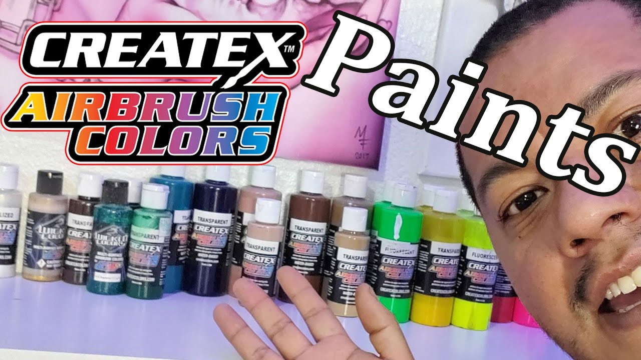 The paint I use - Createx Airbrush Colors - Link in Description