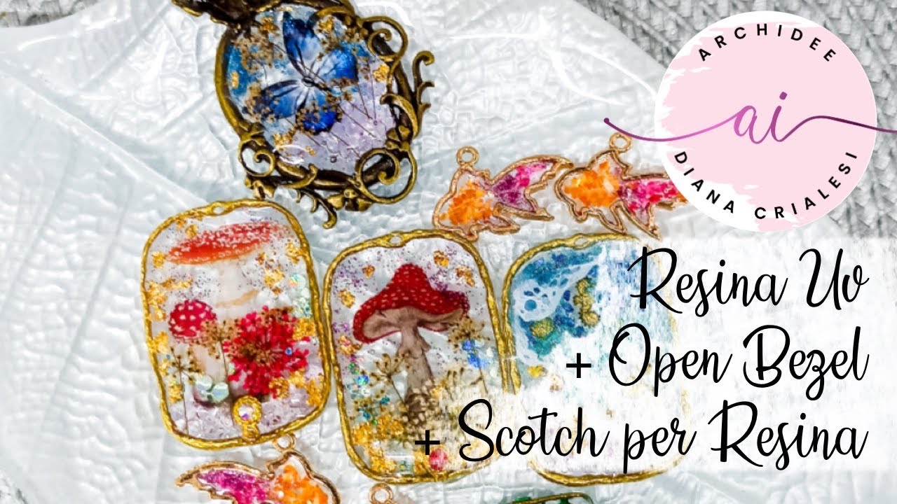 Come si usa lo scotch blu per resina con la resina UV |  Collaborazione Beebeecraft #uvresin #epoxy