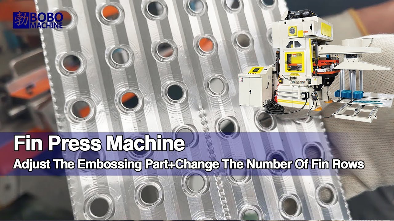 Fin Press Machine For Heat Exchanger Coil Tube