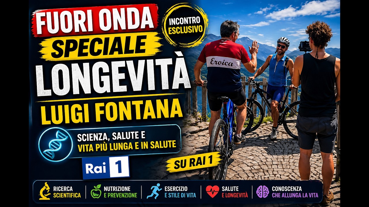 7-Fuori onda Speciale Longevità Luigi Fontana | registrazione by Paolo Diqui