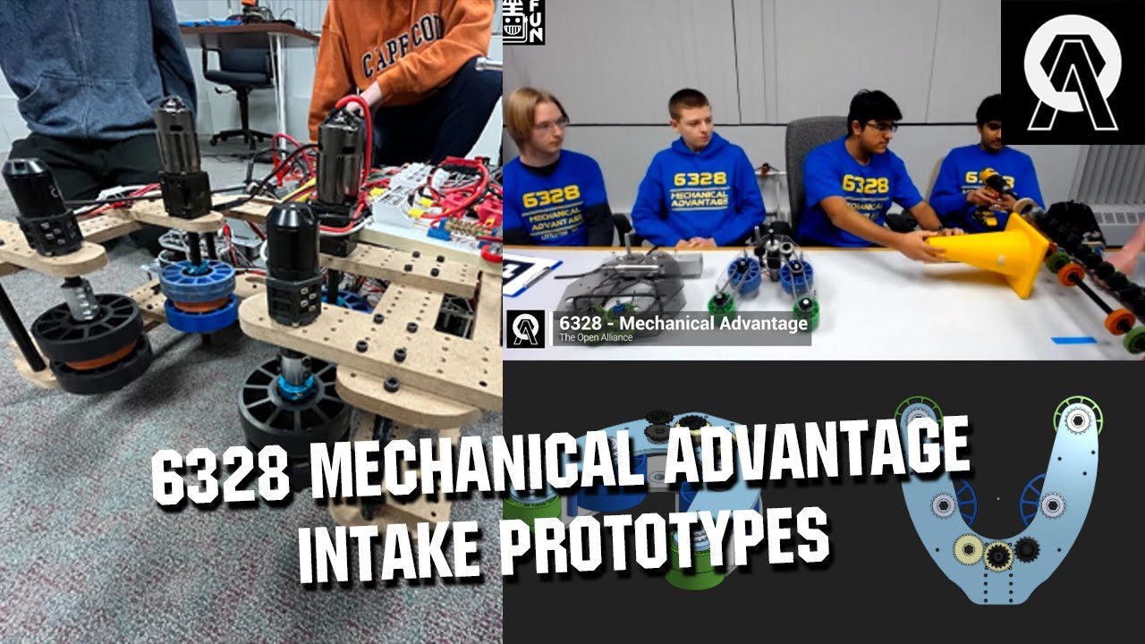 6328 Mechanical Advantage Intake Prototypes | The Open Alliance Show | Charged Up 2023