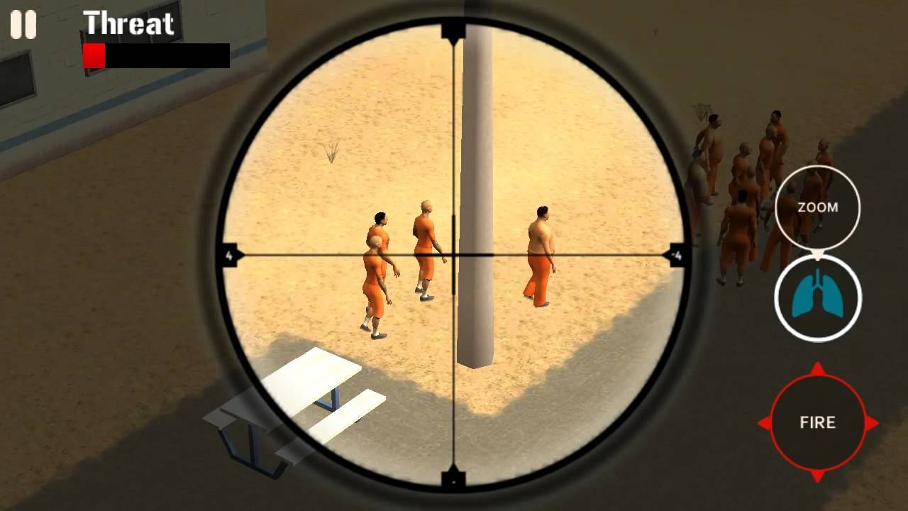 Sniper Duty : Prison Yard Campaign -1 Level - 4