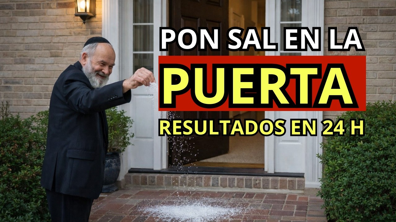 Rabino Millonario : 🔴Da Miedo! Pon Sal En Tu Puerta Y Verás Resultados En 24 Horas — Ritual Oculto