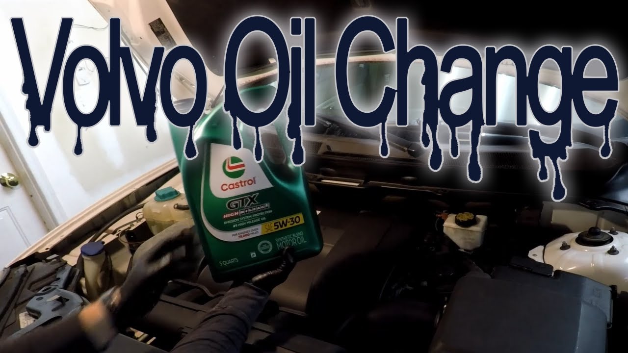 Changing the oil in a 2013 Volvo XC-90