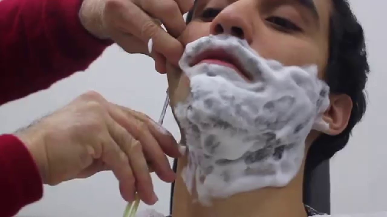 Visit to a Turkish Barber ASMR - Part 1 The Shave