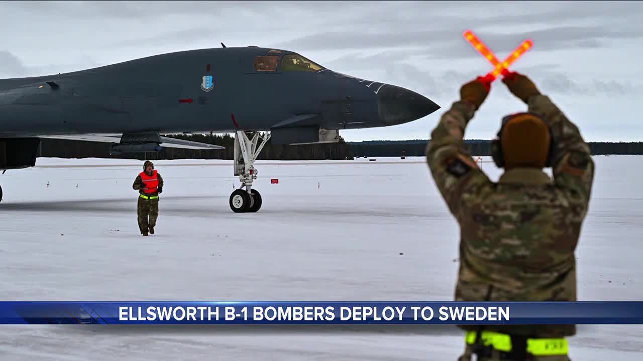 Ellsworth B-1 bombers deploy to Sweden
