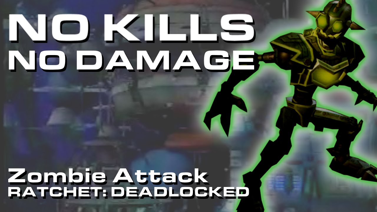 Ratchet: Deadlocked - Zombie Attack NO KILLS/NO DAMAGE