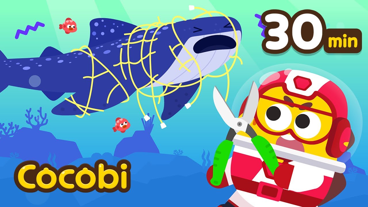 Equipo de Rescate del Océano, ¡vamos!🦸‍♂️🌊 | Canciones Infantiles | Kids Songs | Cocobi