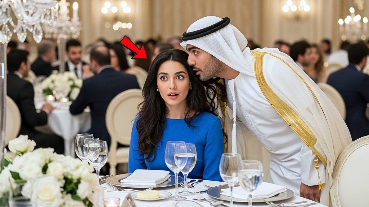 DÜĞÜNDE YALNIZ BAŞINA OTURUYORDU... AMA ARAP MILYARDER, 'BENIMLEYMIŞSIN GIBI YAP' DIYE FISILDADI