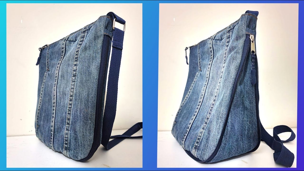 Recicla tus JEANS, Vamos a hacer este morral expansible #Tutorial de Confección