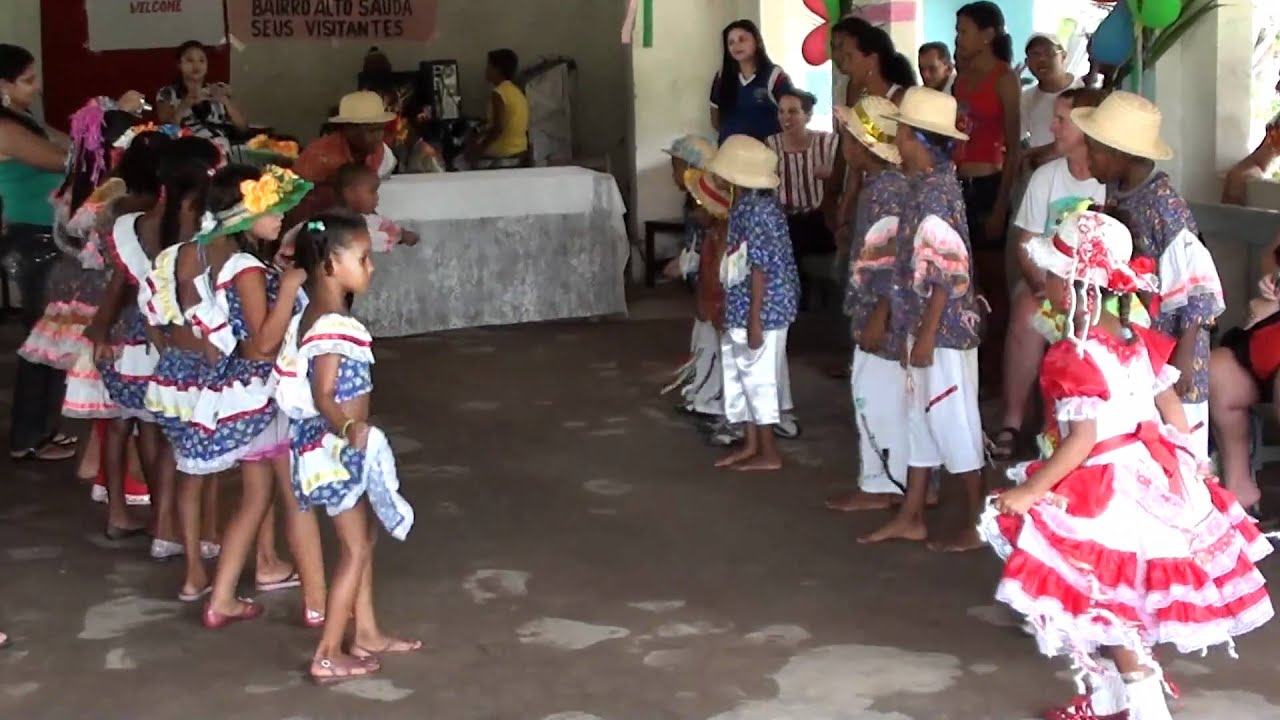 Traditional Brazilian Dance performed by Afro-Brazilian children in a Quilombola community