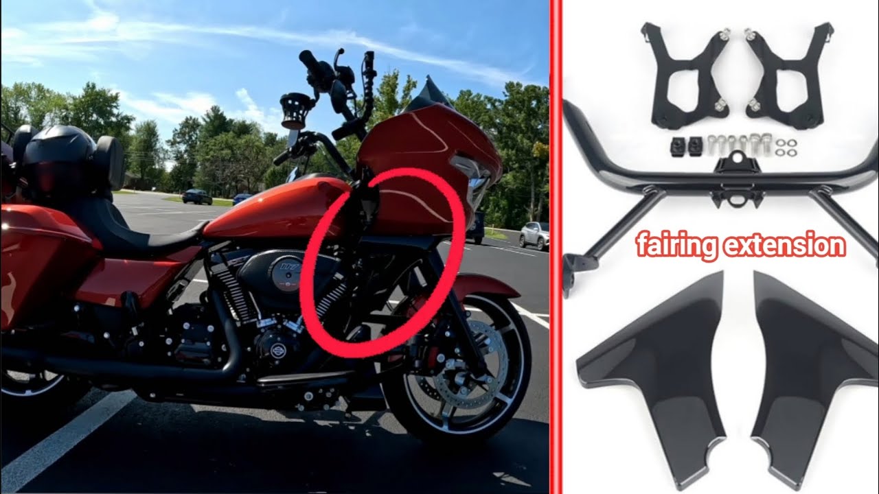 FAIRING EXTENSION FOR 2024 ROAD GLIDE (unboxing and installation)