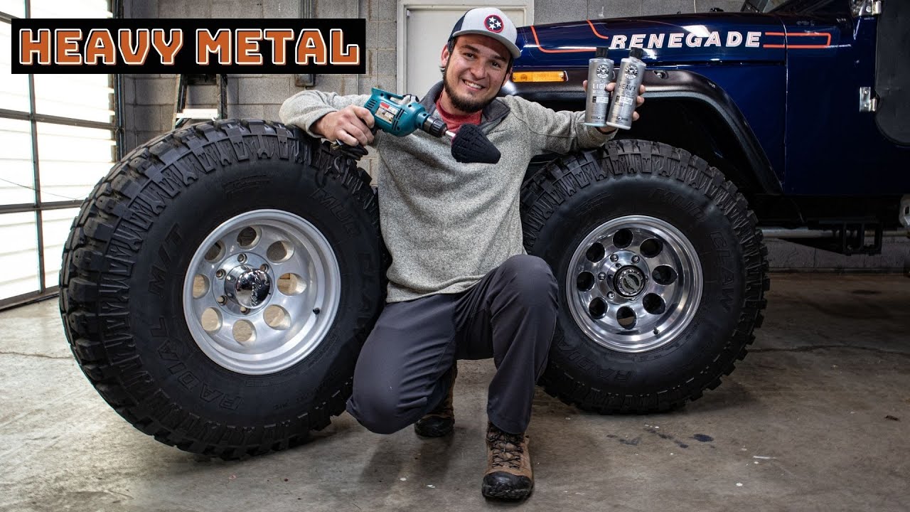 WATCH THIS Before Cleaning Your Wheels: Chemical Guys Heavy & Light Metal Aluminum Polish (Jeep CJ7)