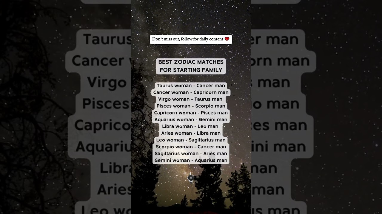 Who&rsquo;s the Best Zodiac Sign for Family? 👶