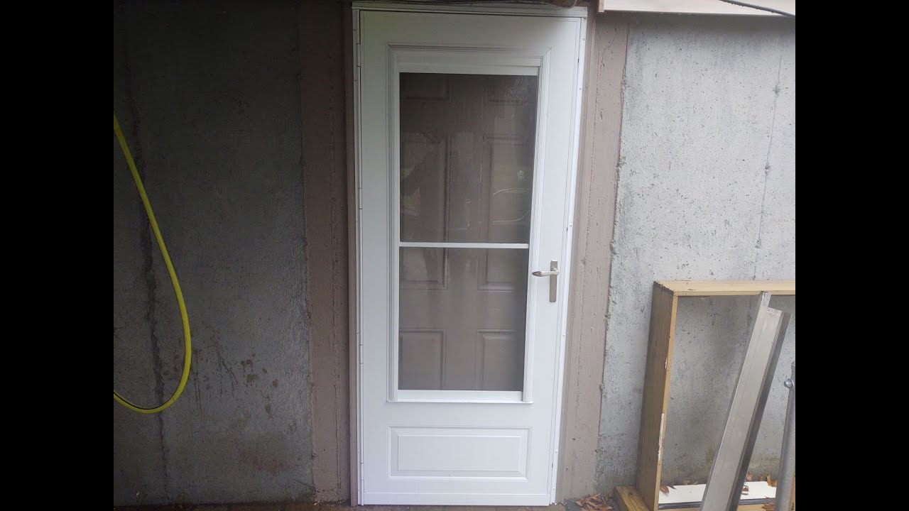 Installing a Storm Door on a House - Screen Door - How To