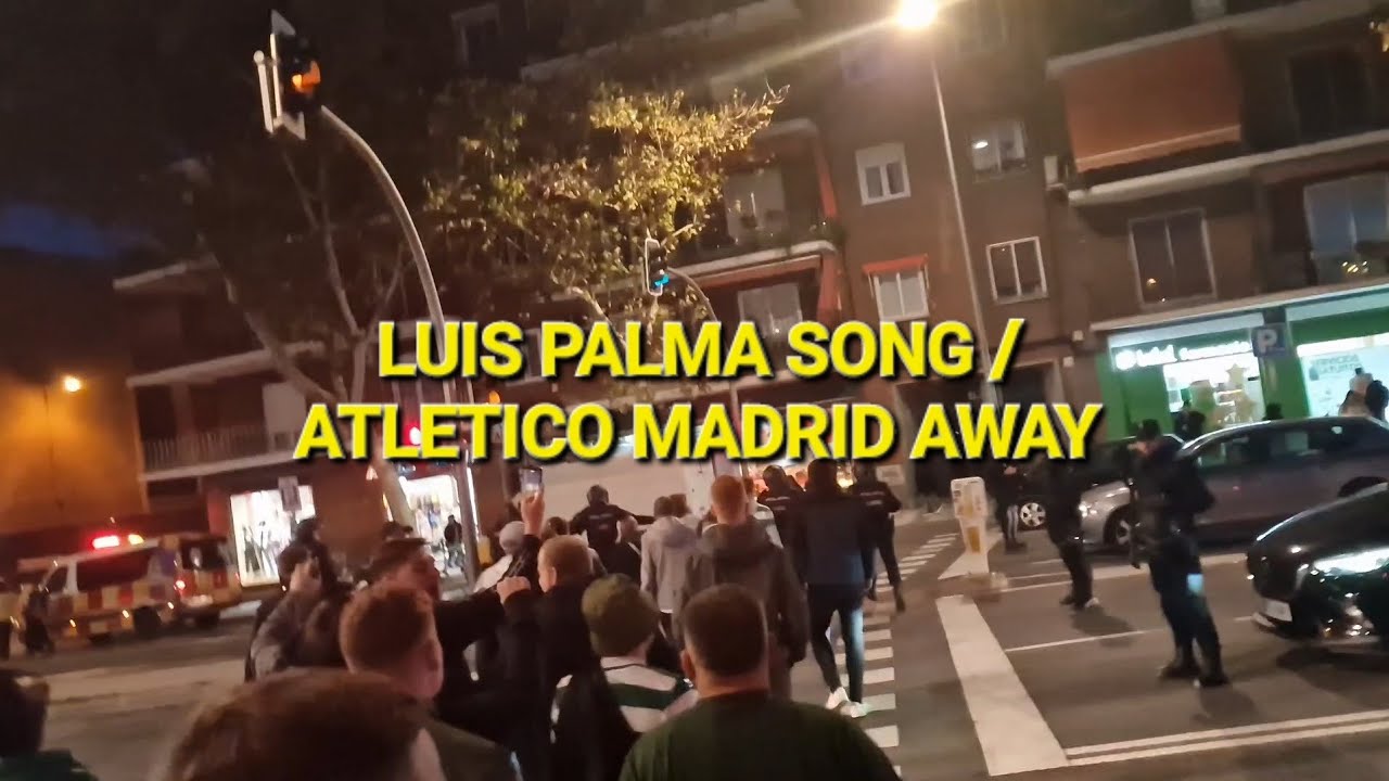 LUIS PALMA SONG (EMINEM & DIDO - STAN) / CELTIC VS  ATLETICO MADRID AWAY