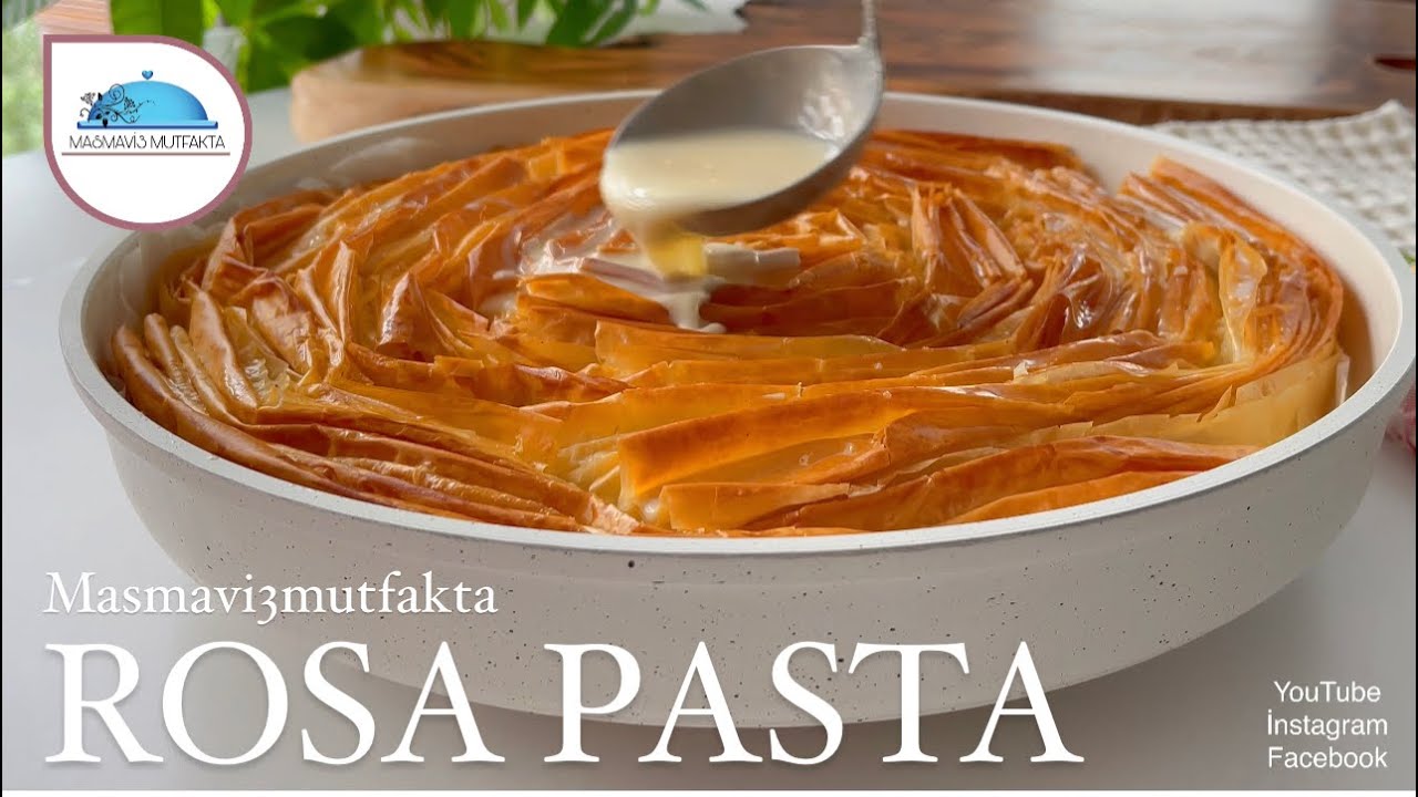 BU PASTA TREND OLUR🔹İLK DEFA BURDA GÖRDÜNÜZ✔️EFSANE BİR LEZZET ROSA PASTASI⭐️ÇOK KOLAY✋