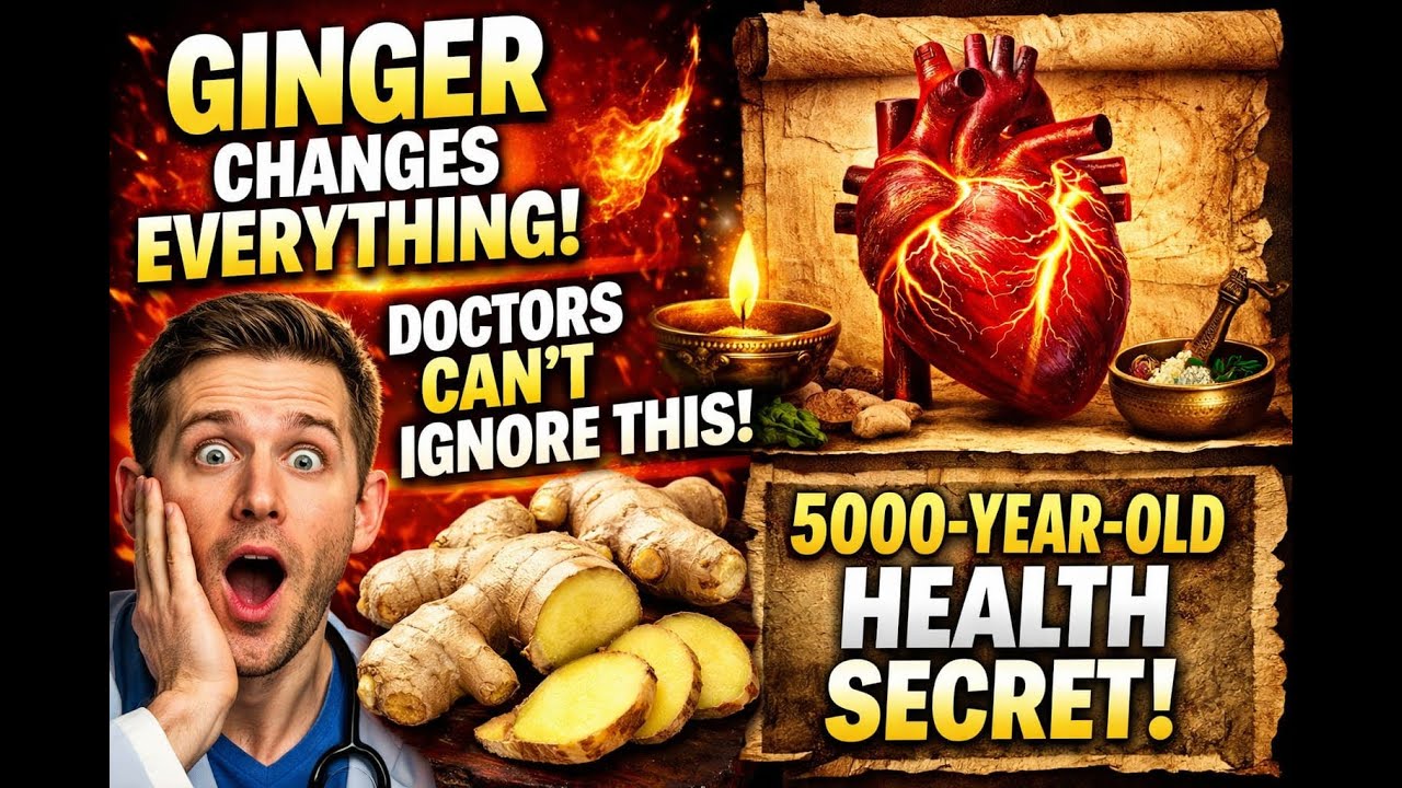 GINGER Benefits 🔥 The Ancient Root That Boosts Heart Health, Blood Flow & Immunity Naturally