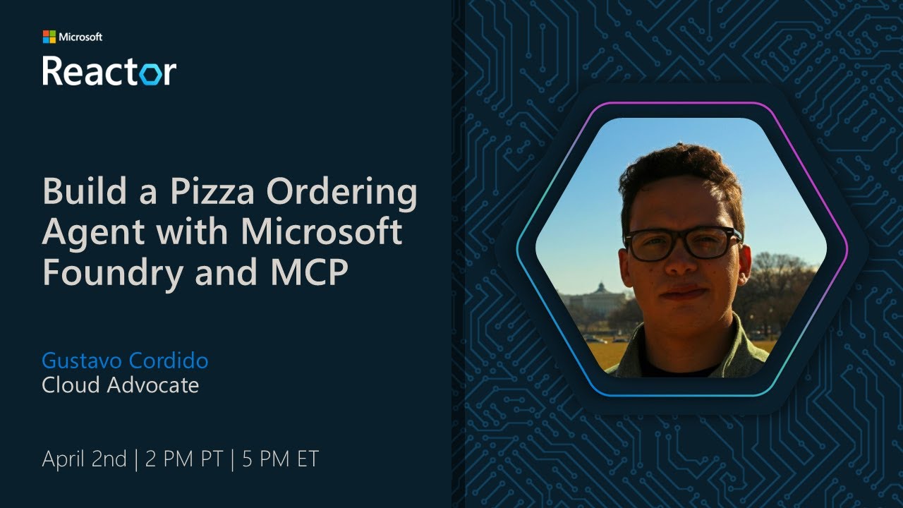 Создайте систему заказа пиццы с помощью Microsoft Foundry и MCP.