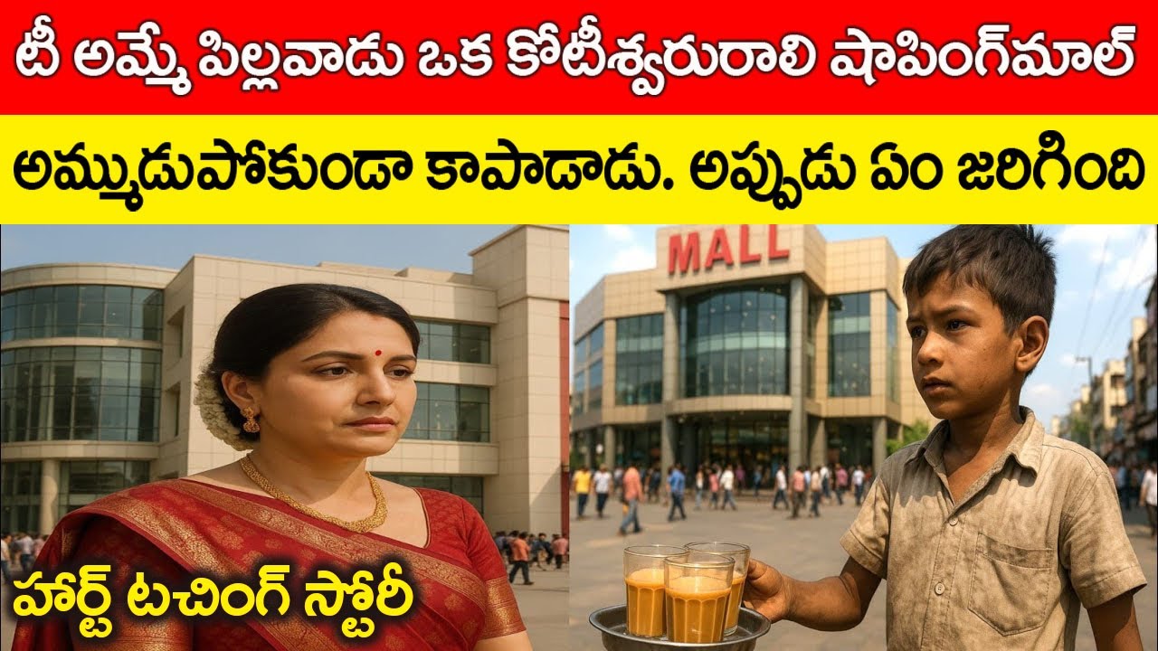 టీ అమ్మే పిల్లవాడు ఒక కోటీశ్వరురాలి షాపింగ్ మాల్ అమ్ముడుపోకుండా కాపాడాడు Telugu Story @telugufactor